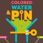 Colored Water & Pin