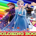 Coloring Book for Frozen Elsa