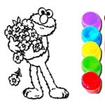 Elmo Coloring Book