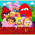 Famous Cartoon Characters Eggs