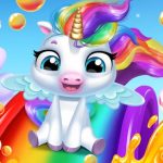 Glitter Unicorn Dress Up Girls