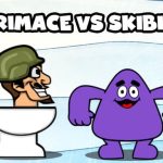 Grimace Versus Skibidi